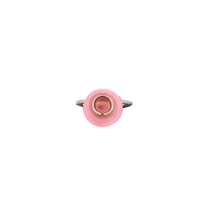 8 AWG 1/2" Stud CS Heat Shrink Ring Terminal - Pink (4-Pack)
