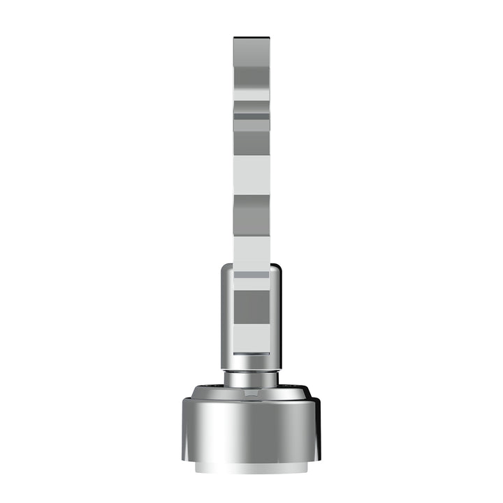 Thread-On Knuckle Gearshift Knob With Chrome 9/10 Speed Adapter - Chrome