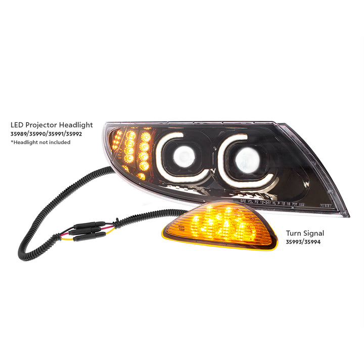 6 LED Rear Facing Turn Signal &amp; Parking Light For IH Durastar (2002-2018) &amp; MV (2019-2022) - Passenger