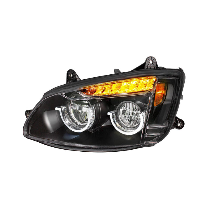 Blackout Full LED Headlight For 2008-2017 Kenworth T660 - Driver
