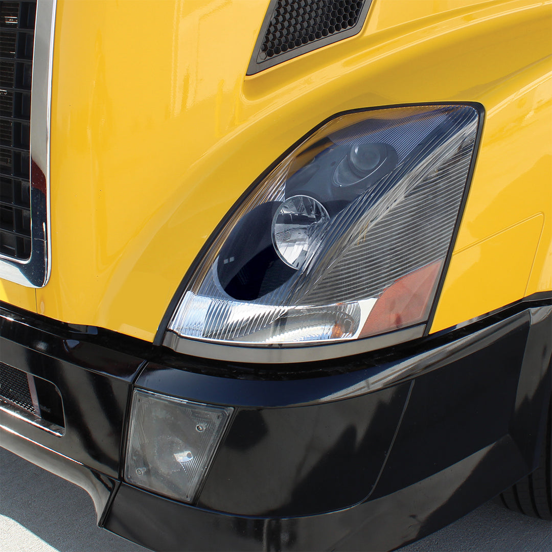 Blackout Headlight For 2003-2017 Volvo VN - Driver - Competition Series