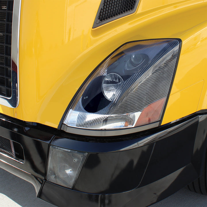Blackout Headlight For 2003-2017 Volvo VN - Driver - Competition Series