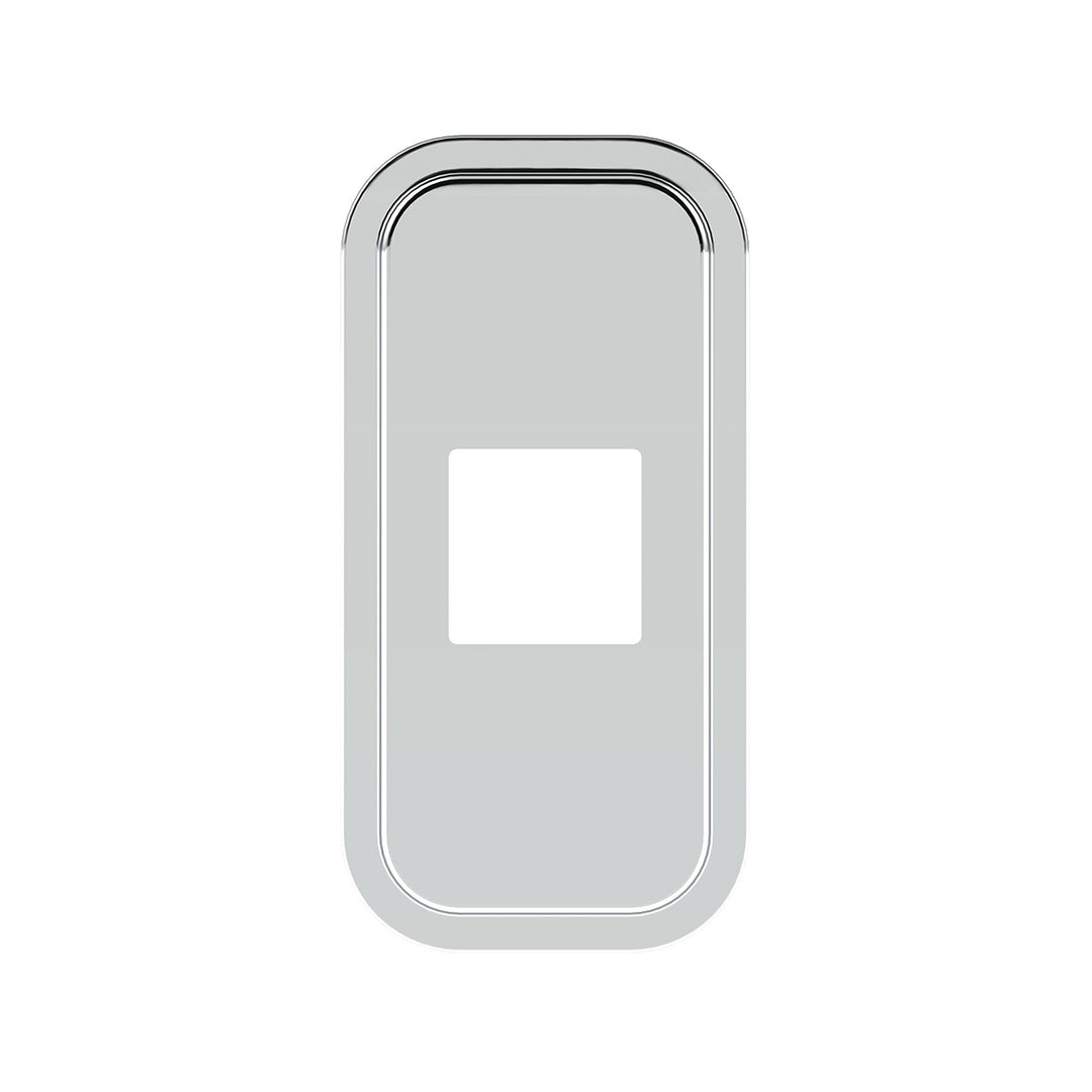 Peterbilt Stainless Steel Shift Plate Cover - 4-7/8" x 4-13/16" Opening