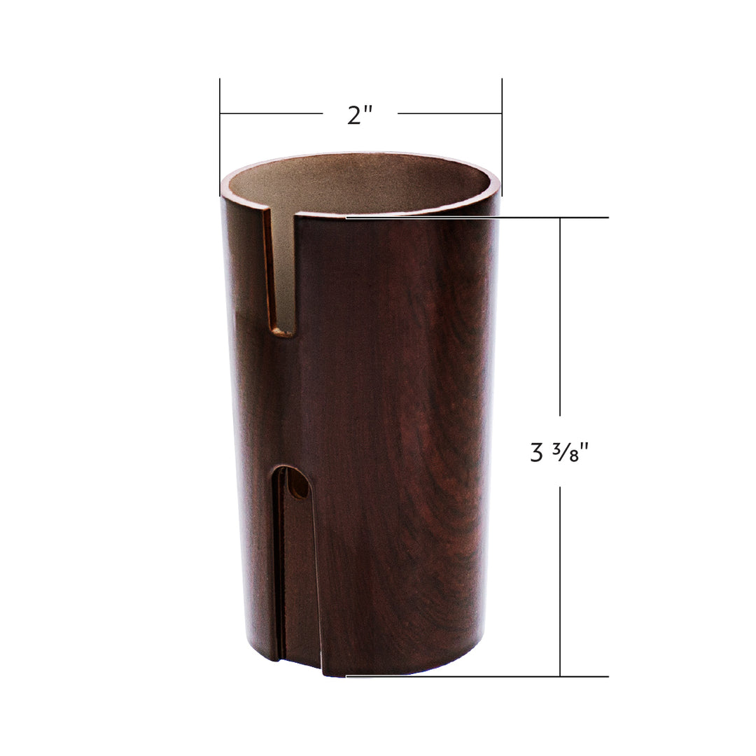 Plastic Lower Gearshift Knob Cover - Wooden Pattern