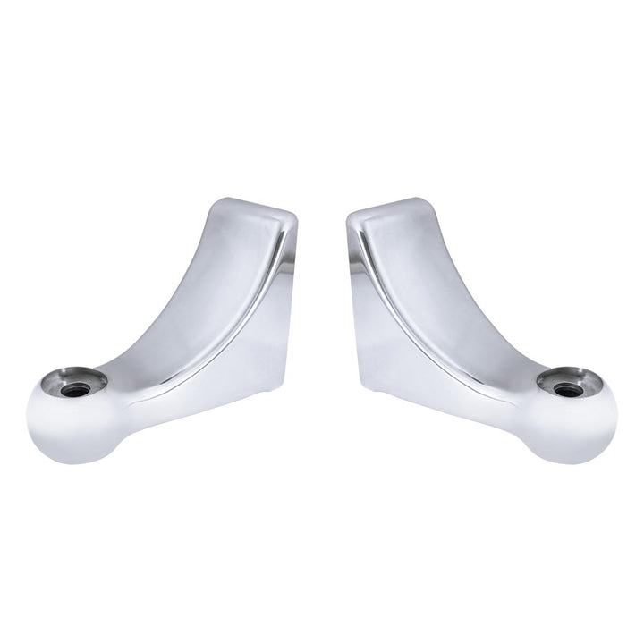 Polished L Shape Headlight Bracket (Pair)