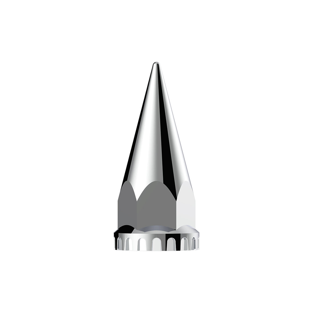 33mm x 4-3/4" Chrome Super Spike Nut Cover - Thread-On (Bulk)