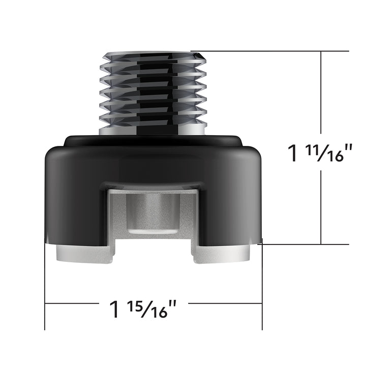 M30 x 3.5 Thread-On Shift Knob Mounting Adapter For Eaton Fuller Style 13/15/18 Shifter - Matte Black