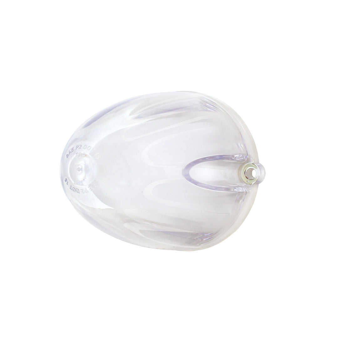 9 LED Dual Function GloLight Watermelon Grakon 1000 Style Cab Light - Amber LED/Clear Lens