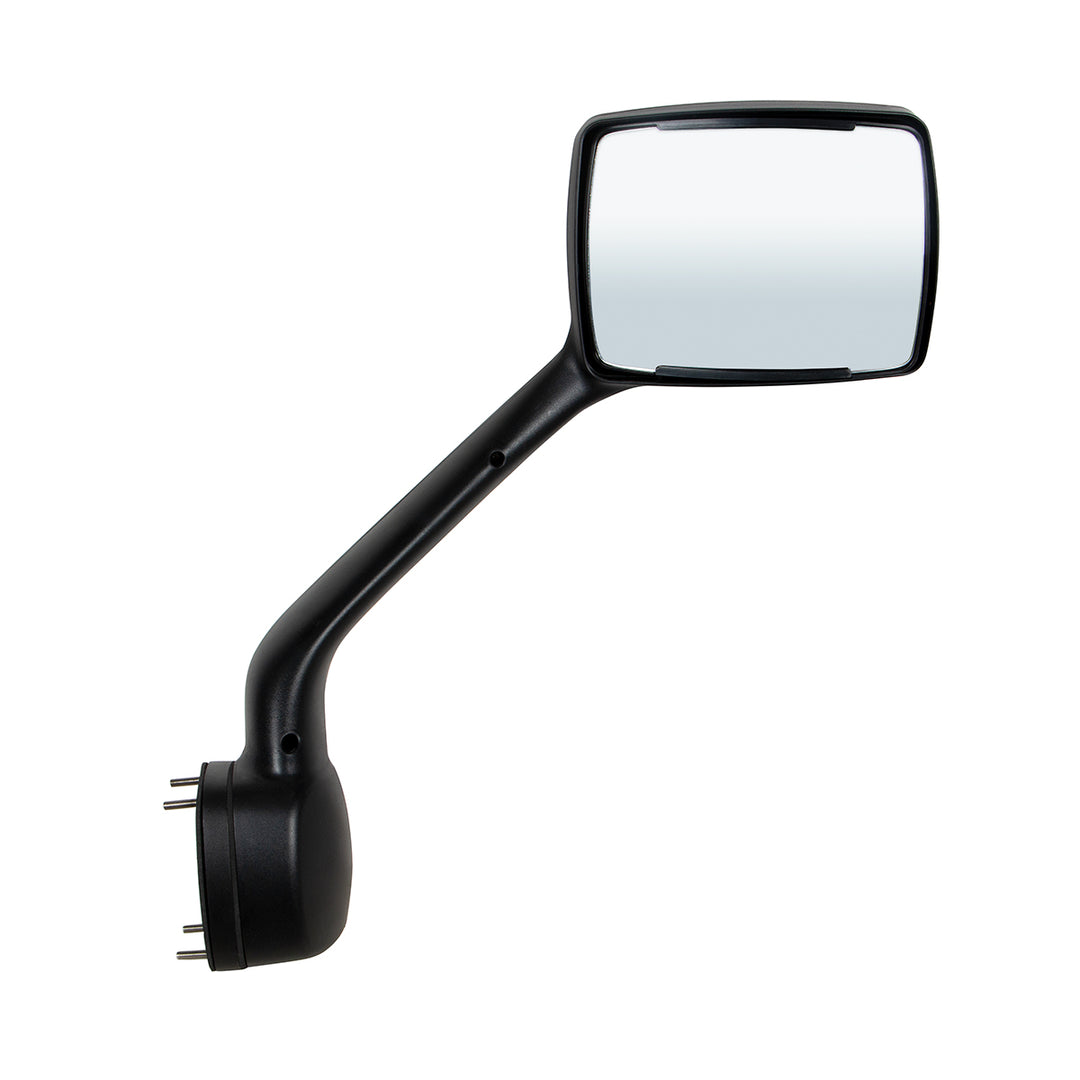 Black Hood Mirror For 2013-2021 Kenworth T680 &amp; 2012-2021 Peterbilt 579 - Passenger
