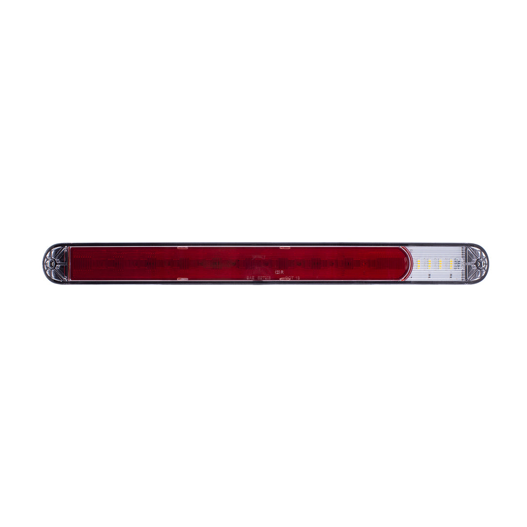 9 Red LED 17" Light Bar With 4 White LED Back Up Light (Bulk)