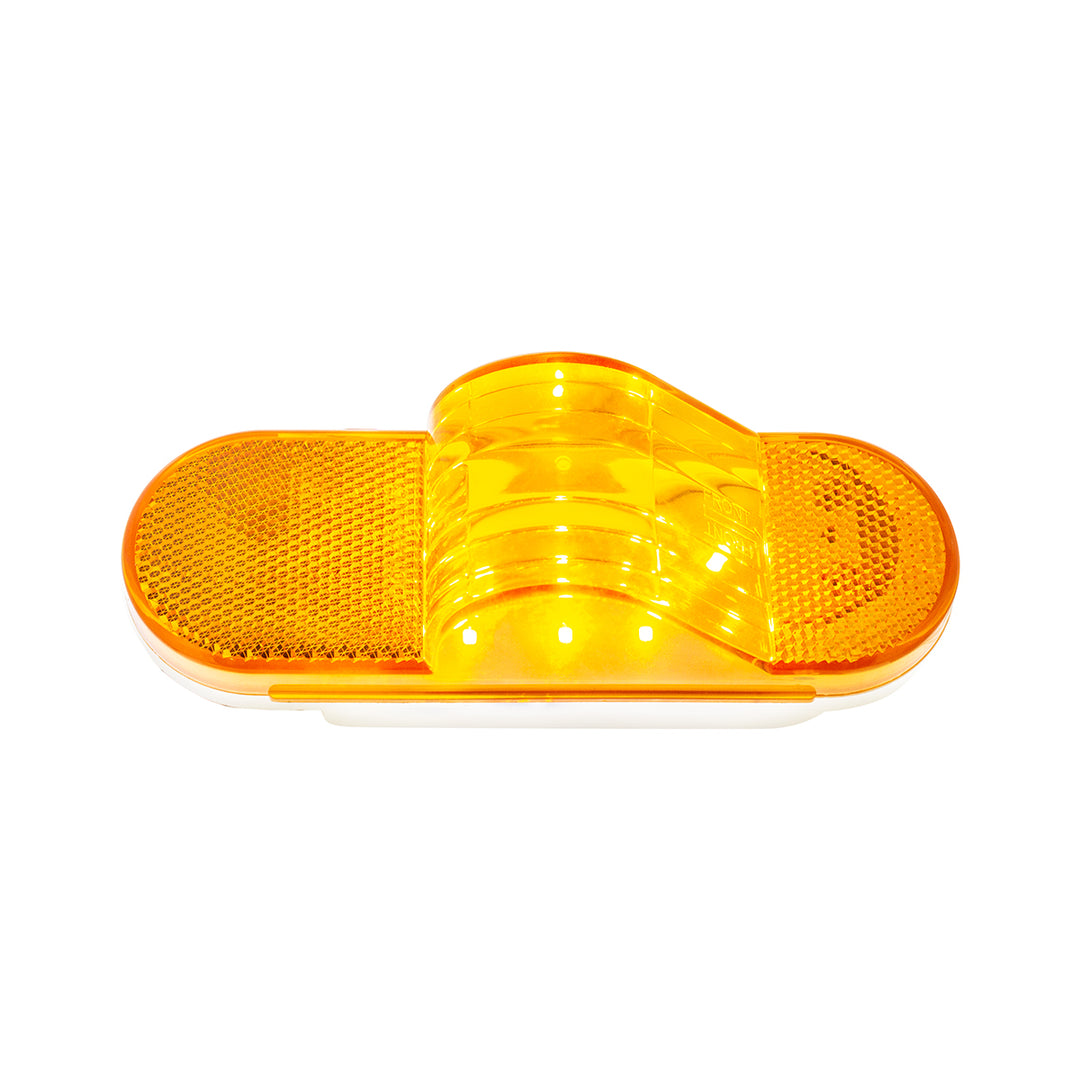 8 LED Mid - Trailer Turn Signal Light - Amber LED/Amber Lens (Card)