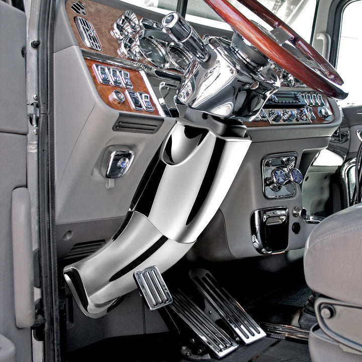 Lower Steering Column Cover For Peterbilt 389 (2008-2023), 388/386 (2006-2015), &amp; 379/378 (2006-2007)