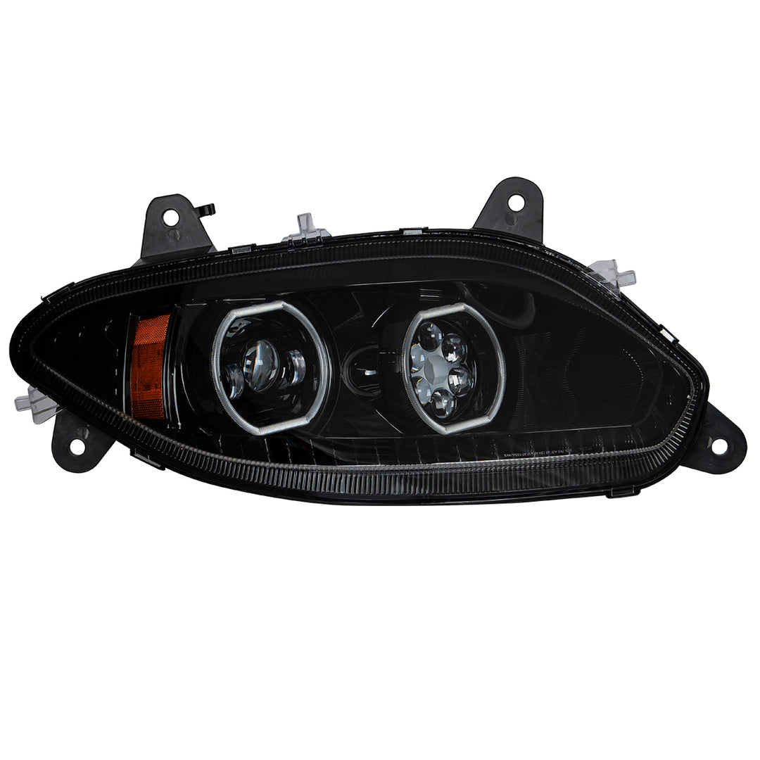 Black 17 LED Headlight For 2018-2025 International LT - Passenger