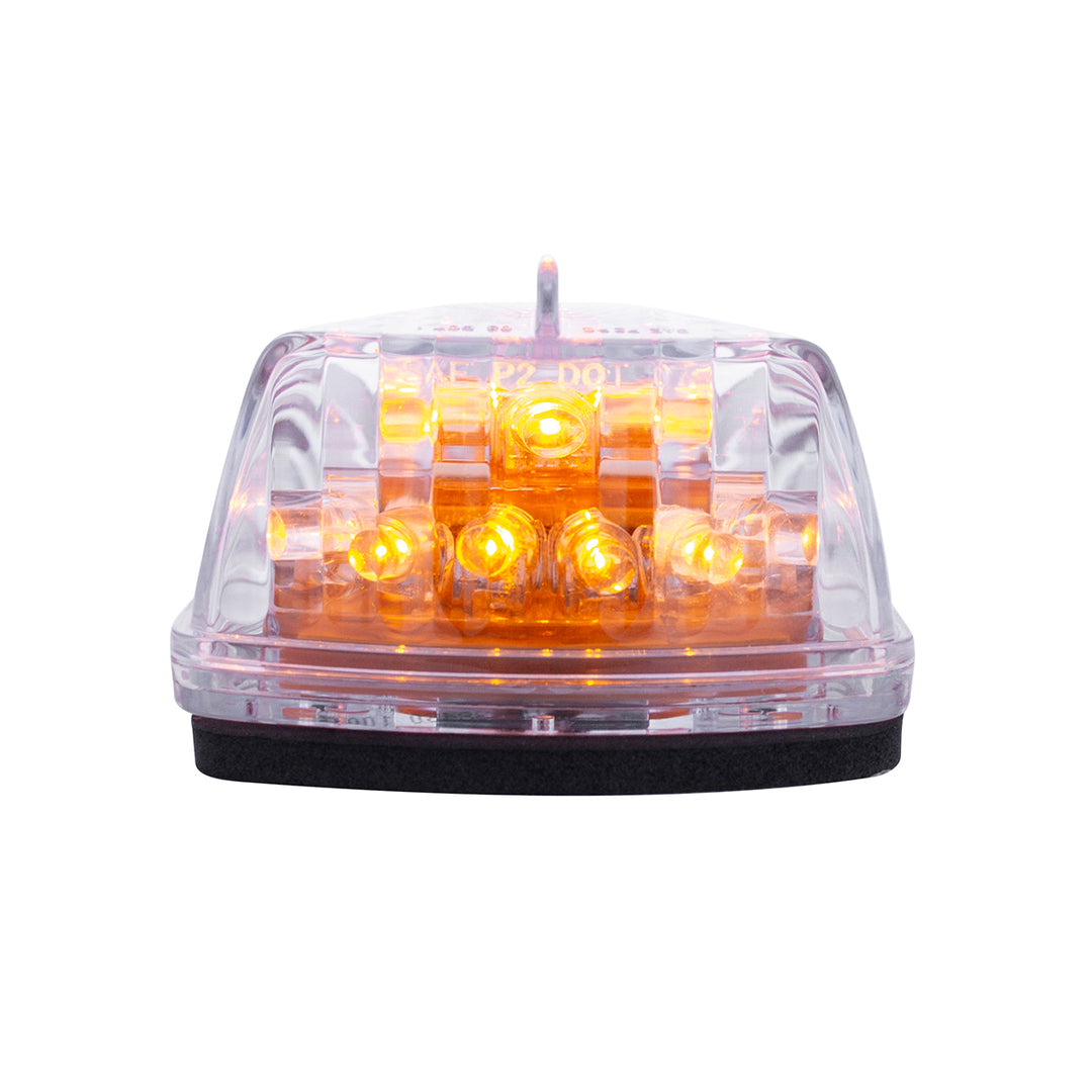 15 LED Pick - Up/SUV Cab Light - Amber LED/Clear Lens