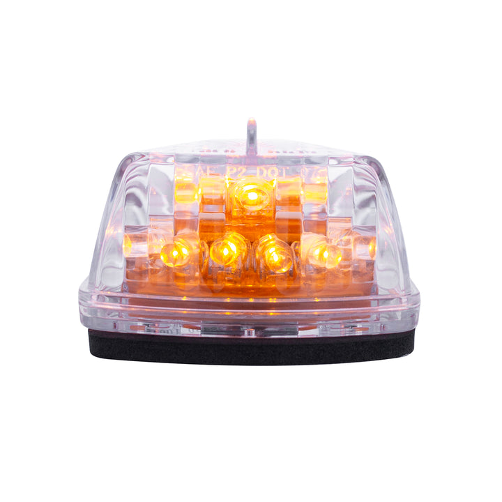 15 LED Pick - Up/SUV Cab Light - Amber LED/Clear Lens