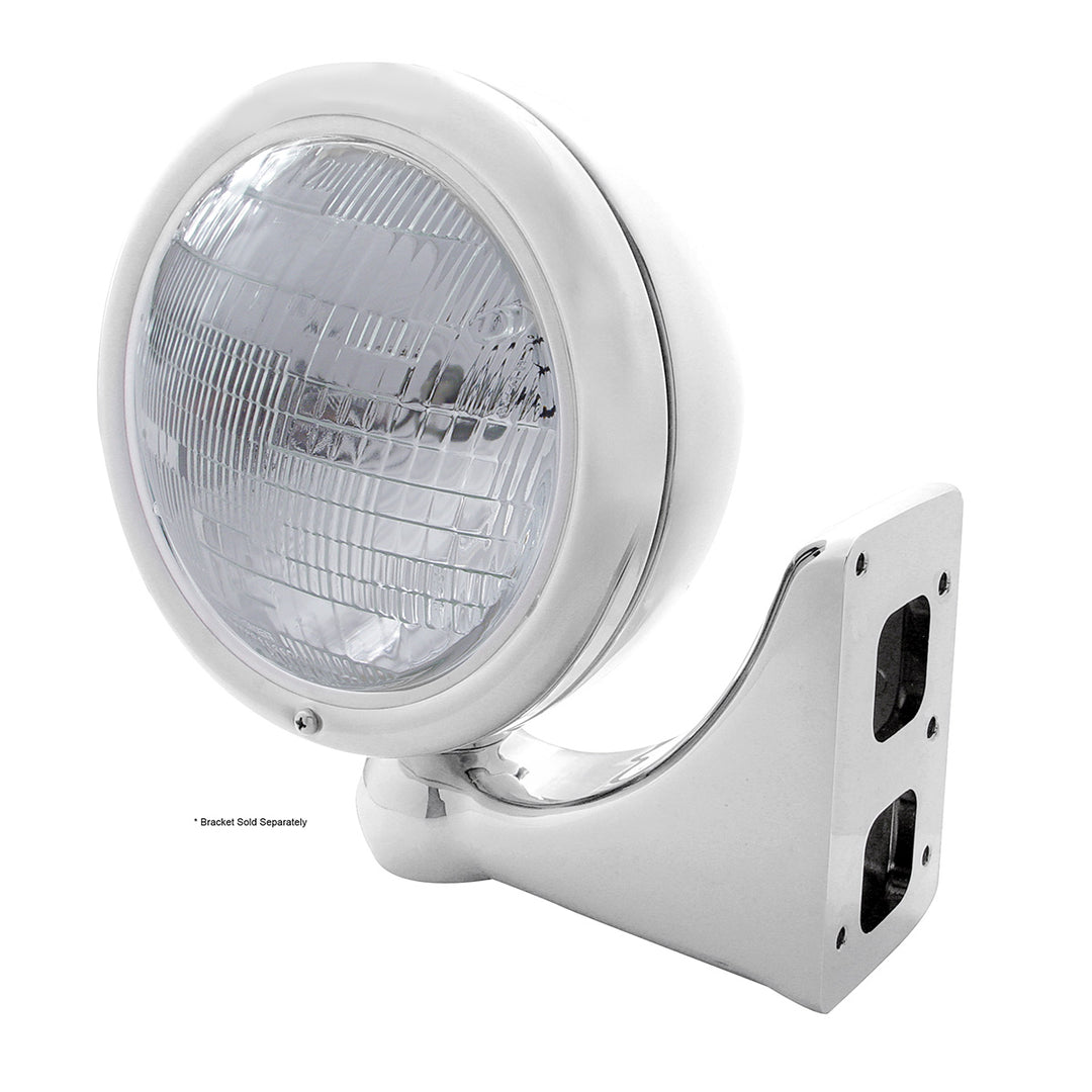 Stainless Steel Classic Headlight 6014 Bulb