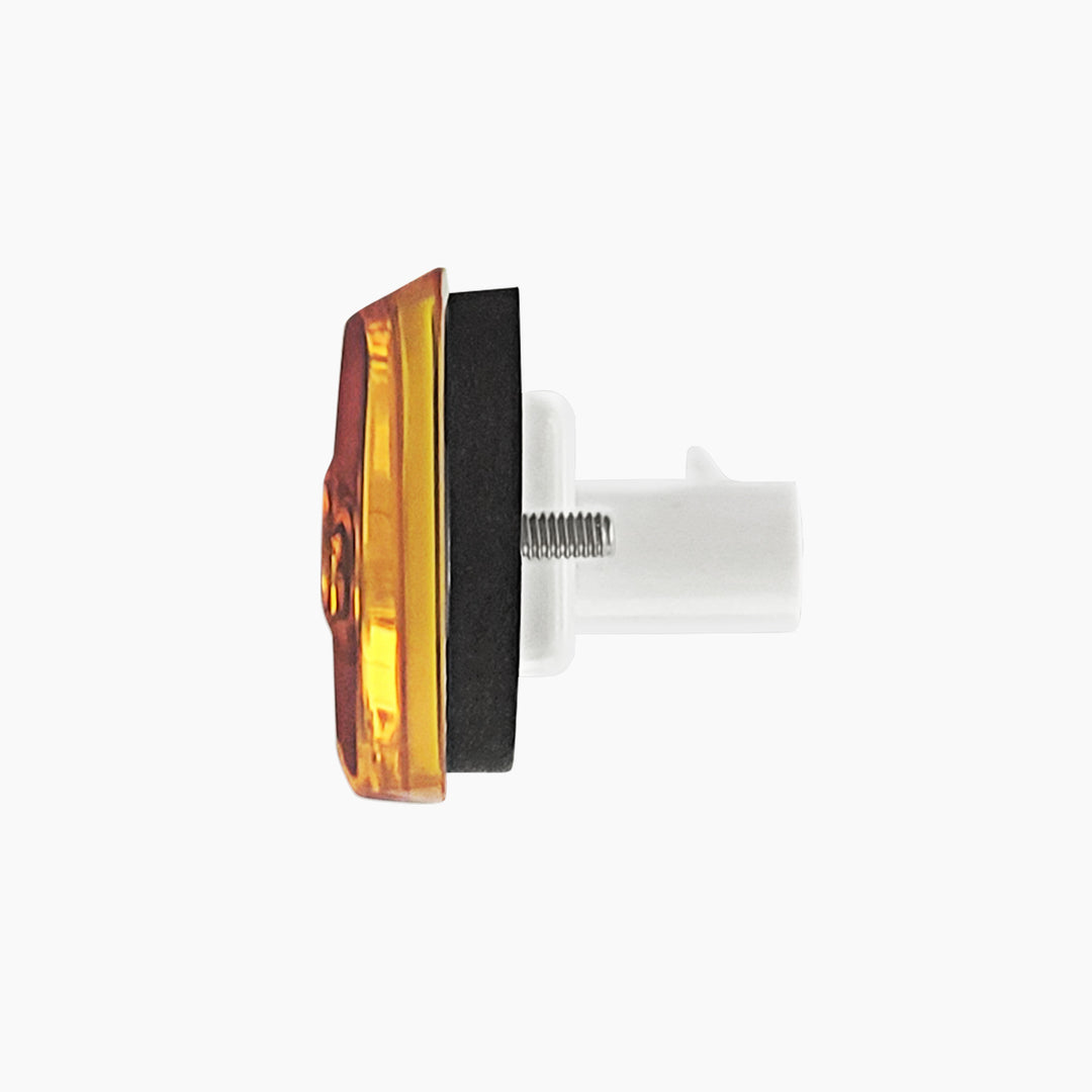 3 LED Cab Light For 2013-2021 Peterbilt 579 &amp; Kenworth T680/T770/T880 - Amber LED/Lens