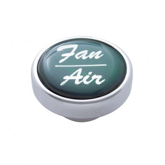 "Fan/Air" Dash Knob - Green Glossy Sticker