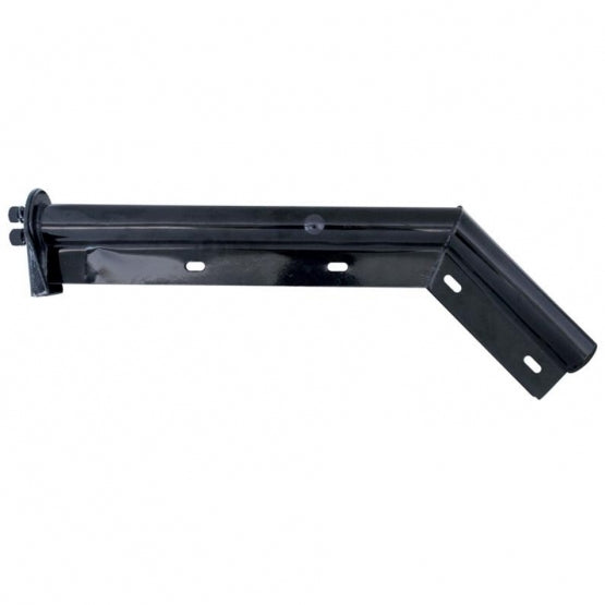 28" Black 45 - Degree Angled Mud Flap Hangers - 1-1/8" Bolt Pattern (Pair)