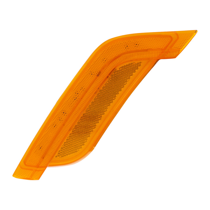 12 Amber LED Fender Turn Signal Light For Peterbilt 579 (2012-2021) &amp; 587 (2012-2018) - Driver, Amber Lens