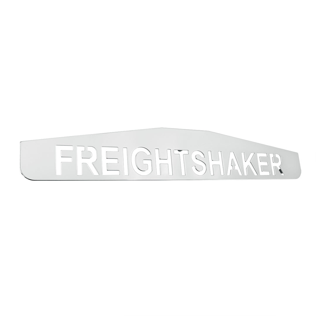 4" x 24" Chrome Freightshaker Bottom Mud Flap Plate - Welded Stud