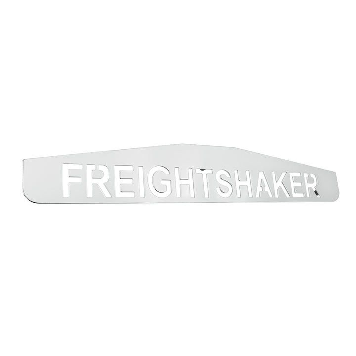 4" x 24" Chrome Freightshaker Bottom Mud Flap Plate - Welded Stud