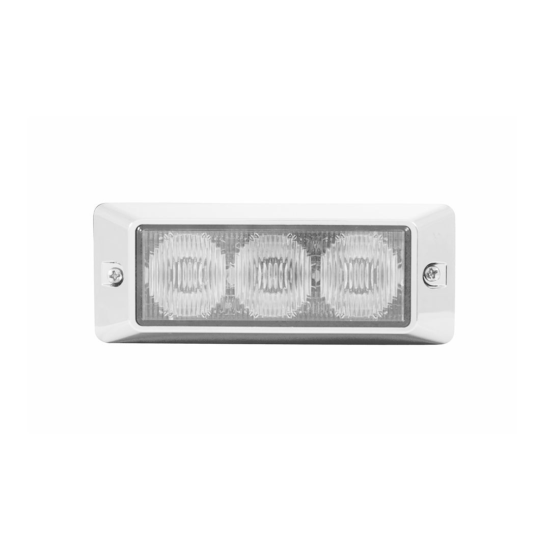 3 High Power LED Warning Light - Amber LED