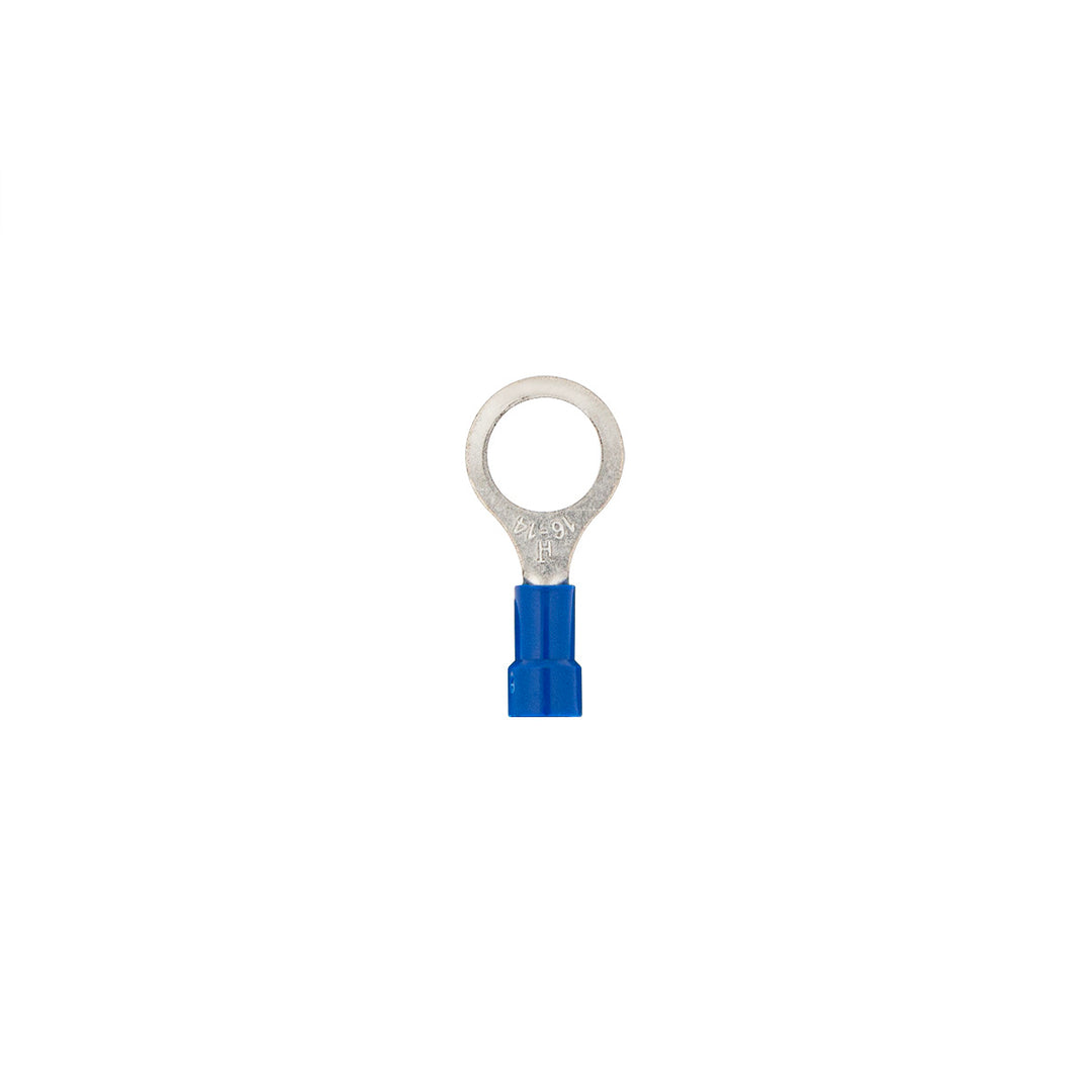 16-14 AWG 3/8" Stud Vinyl Ring Terminal (14-Pack)
