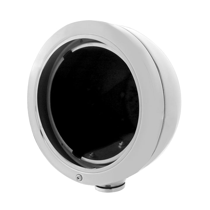 Stainless Steel "BULLET" Classic Headlight Housing - No Turn Signal