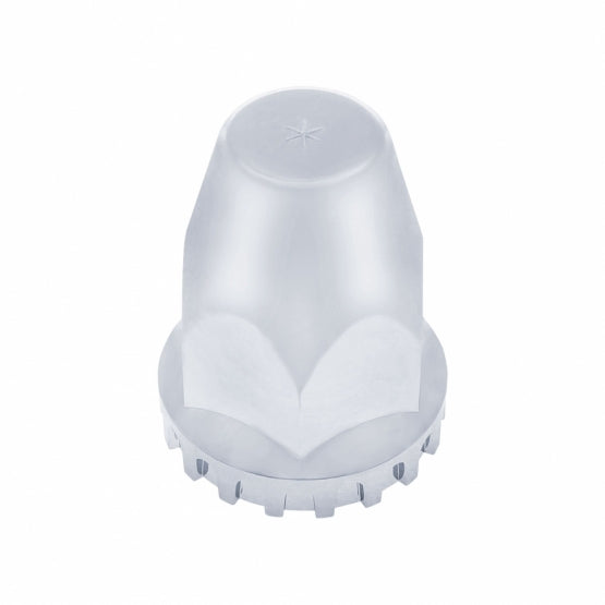 1-1/2" x 2-3/4" Chrome Plastic Original Nut Cover - Push-On (Bulk)