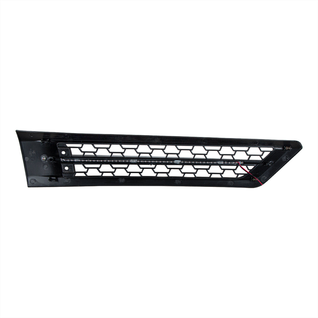 Hood Air Intake Grille With Amber LED For 2018-2024 Freightliner Cascadia 126 - Passenger