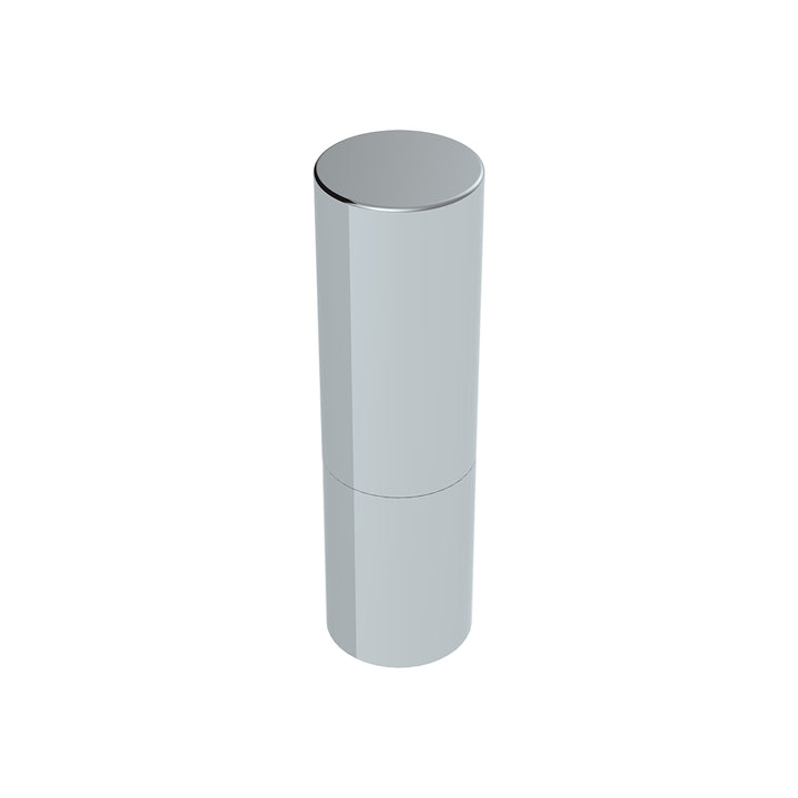 33mm X 7-1/4" Chrome Plastic Tall Cylinder Nut Cover - Thread-On (Bulk)