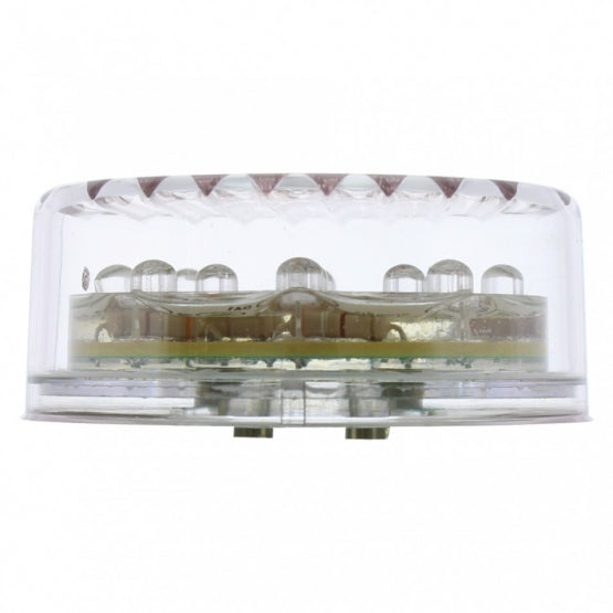 13 LED 2-1/2" Round Light (Clearance/Marker) - Red LED/Clear Lens (Bulk)