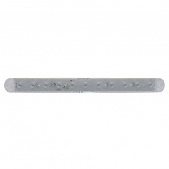 11 LED 15" Turn Signal Light Bar - Amber LED/Clear Lens (Bulk)