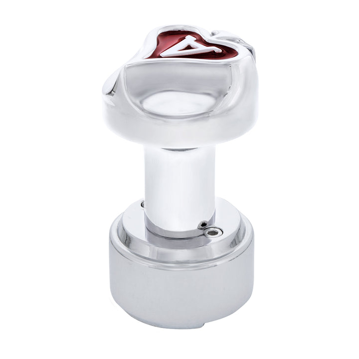 Ace of Spades Thread-On Shift Knob &amp; Adapter For Eaton Fuller Style 9/10 Shifter - Chrome