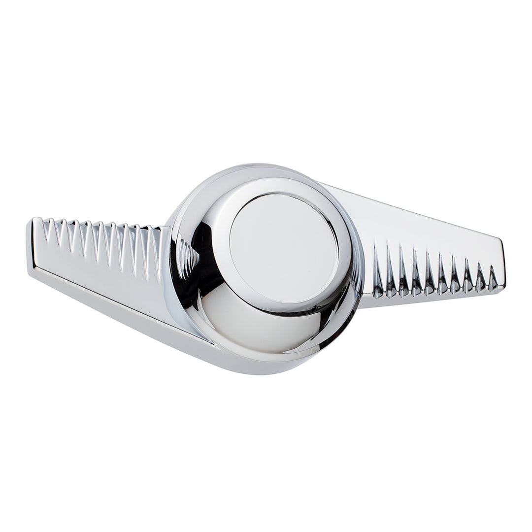 Chrome Plastic 2 - Bar "Groovy" Hubcap Spinner