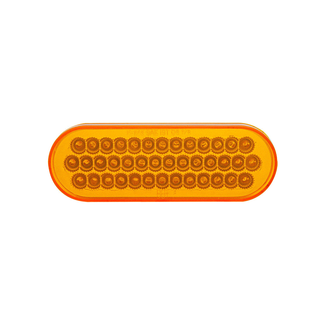 40 LED Oval Turn Signal Light - Amber LED/Amber Lens (Bulk)