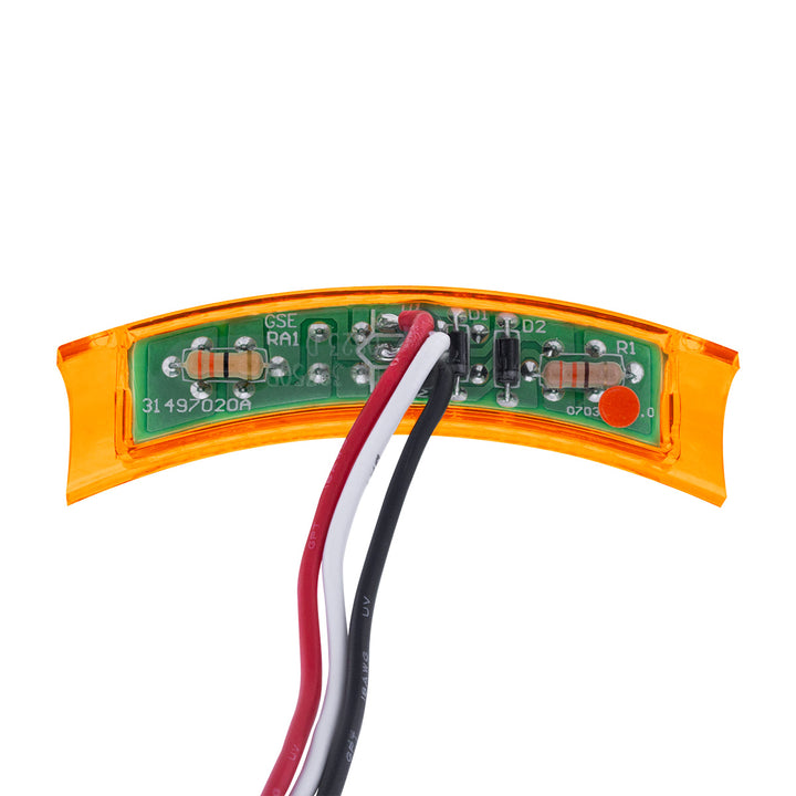 4 LED Dual Function Headlight Turn Signal Light - Amber LED/Amber Lens (Bulk)