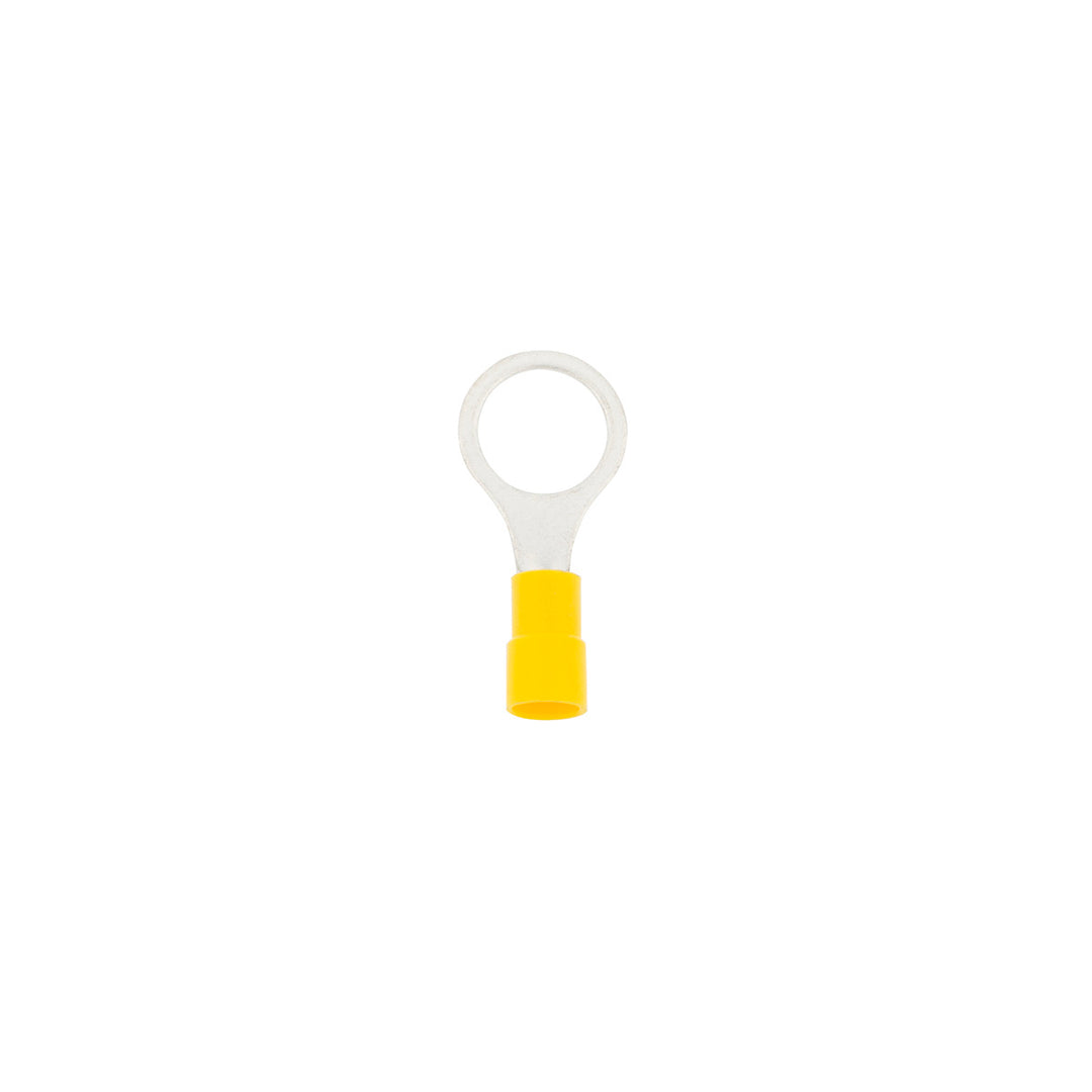 12-10 AWG 1/2" Stud Vinyl Ring Terminal (7-Pack)