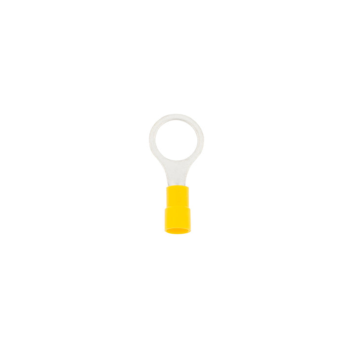 12-10 AWG 1/2" Stud Vinyl Ring Terminal (7-Pack)