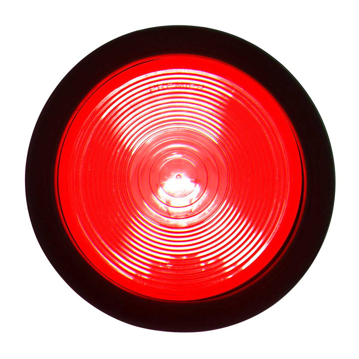 4" Round Light Kit (Stop, Turn &amp; Tail) - Red Lens