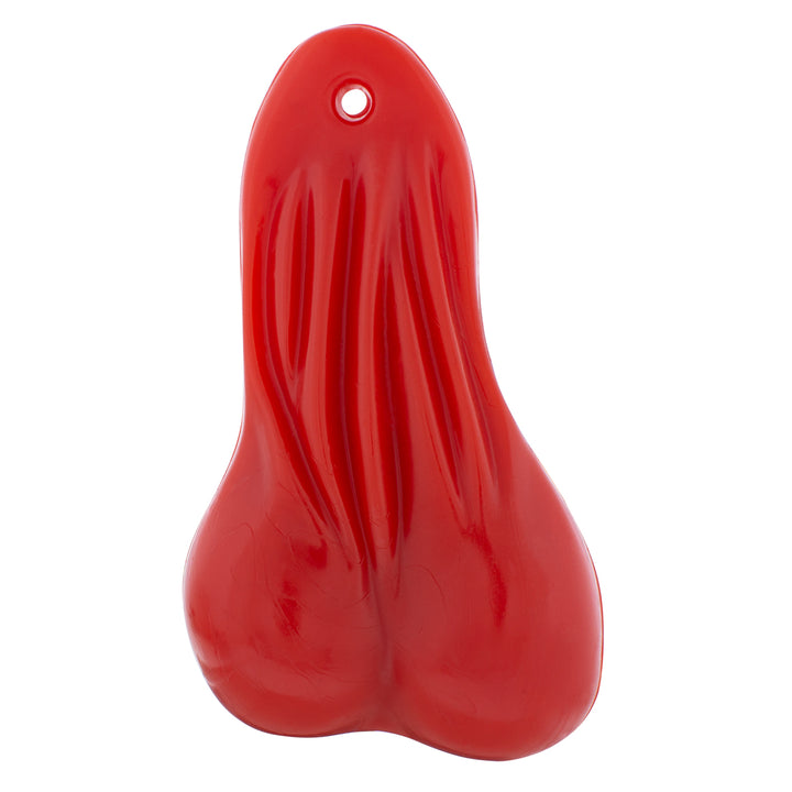 8-1/4" Tall Large Low - Hanging Rubber Balls - Red
