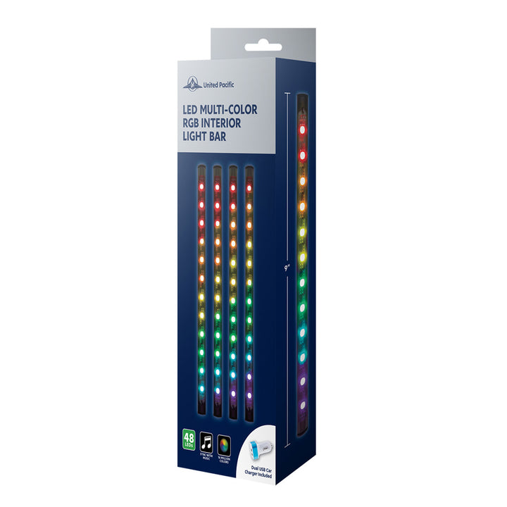 48 LED RGB Multi - Color Interior Light Bar