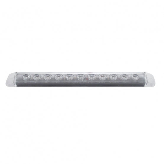 11 LED 17" Light Bar Only (Stop, Turn &amp; Tail) - Red LED/Clear Lens (Bulk)