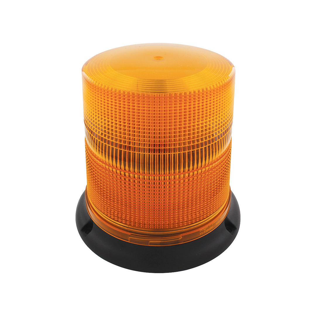 3 High Power LED 6" Round Beacon Light - Permanent Mount