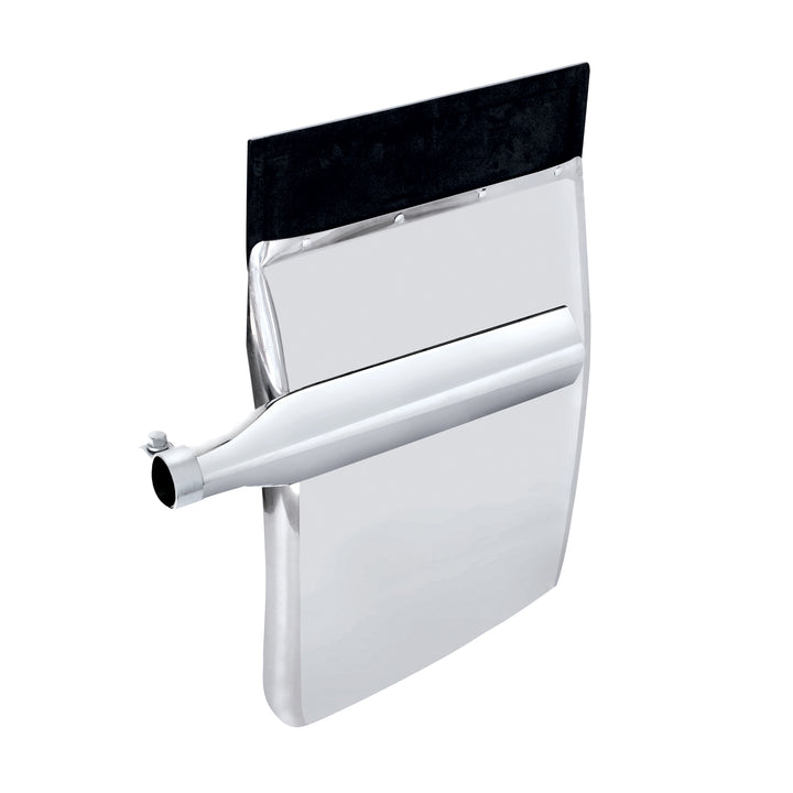 24" x 34" Stainless Quarter Fender Set - Triangle Bracket