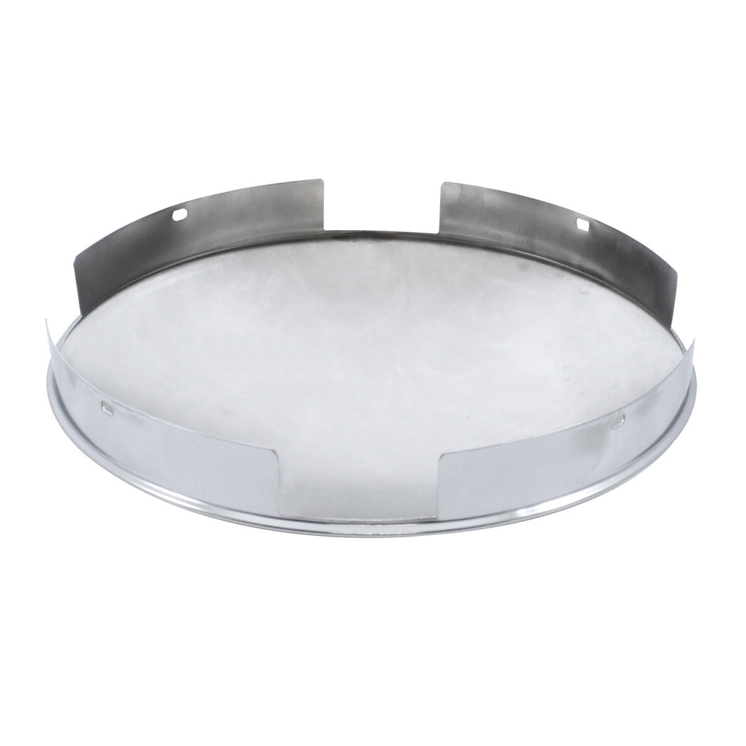 4 Even Notched Chrome Dome Front Hubcap - 1" Lip
