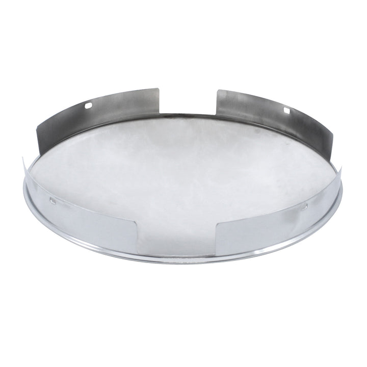 4 Even Notched Chrome Dome Front Hubcap - 1" Lip