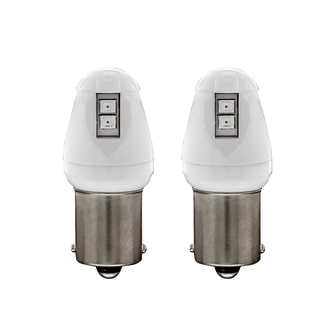 High Power 8 LED 1156 Type Bulb - Amber (Card of 2)