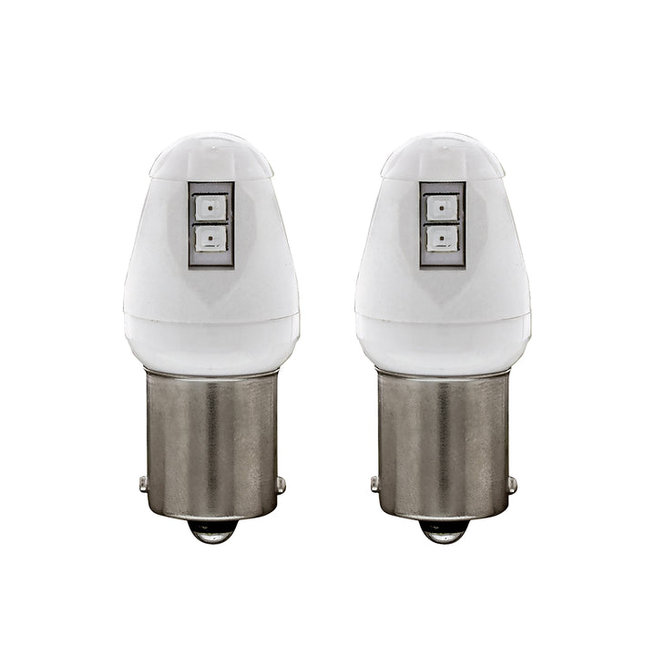 High Power 8 LED 1156 Type Bulb - Amber (Card of 2)